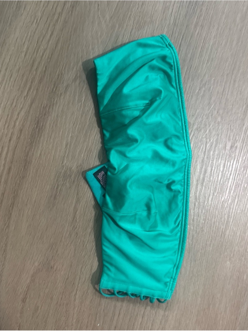 Victoria's Secret Teal Strapless Bandeau Bikini Top
